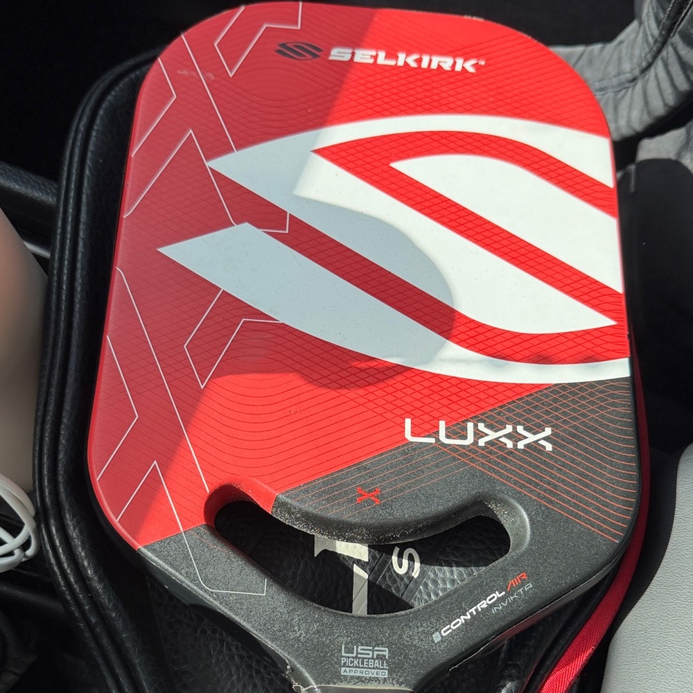 Selkirk Luxx Red and Black Pickleball Paddle